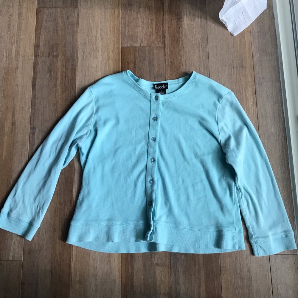 cute blue button up cardigan y2k